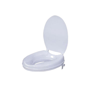 Raised Toilet Seat with Lid